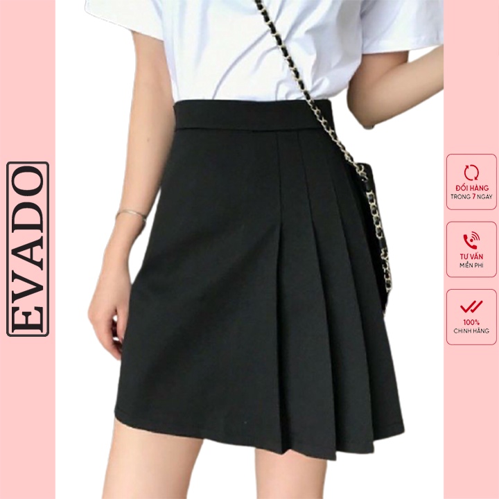 Chân váy xếp ly dáng ngắn chất tuyết mưa CV06