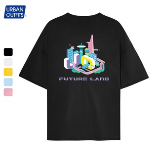 Áo Thun Tay Lỡ Nam Nữ Form Rộng URBAN OUTFITS In FutureLand ATO16 Cotton 4 Chiều Local Brand