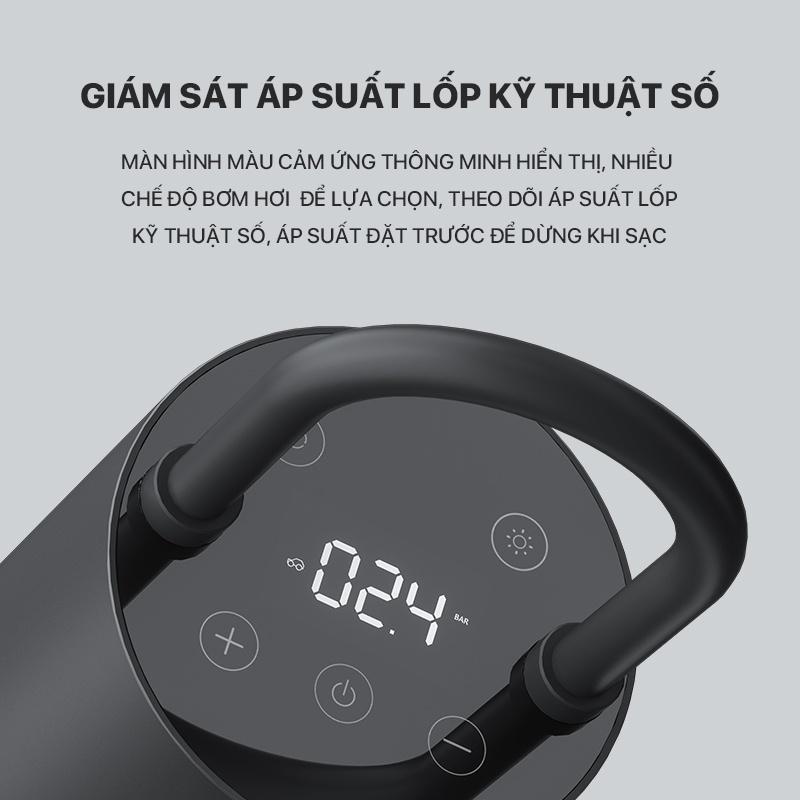 Bơm lốp ô tô Mojietu CQB01MC máy bơm sạc nhanh chính hãng cao cấp - Minh Tín Shop