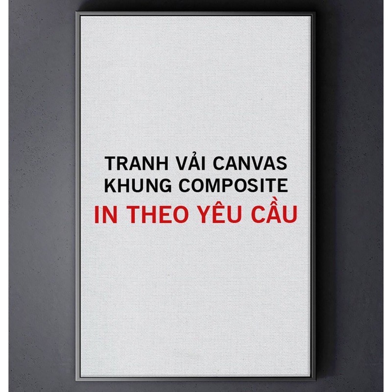 IN TRANH ẢNH THEO YÊU CẦU