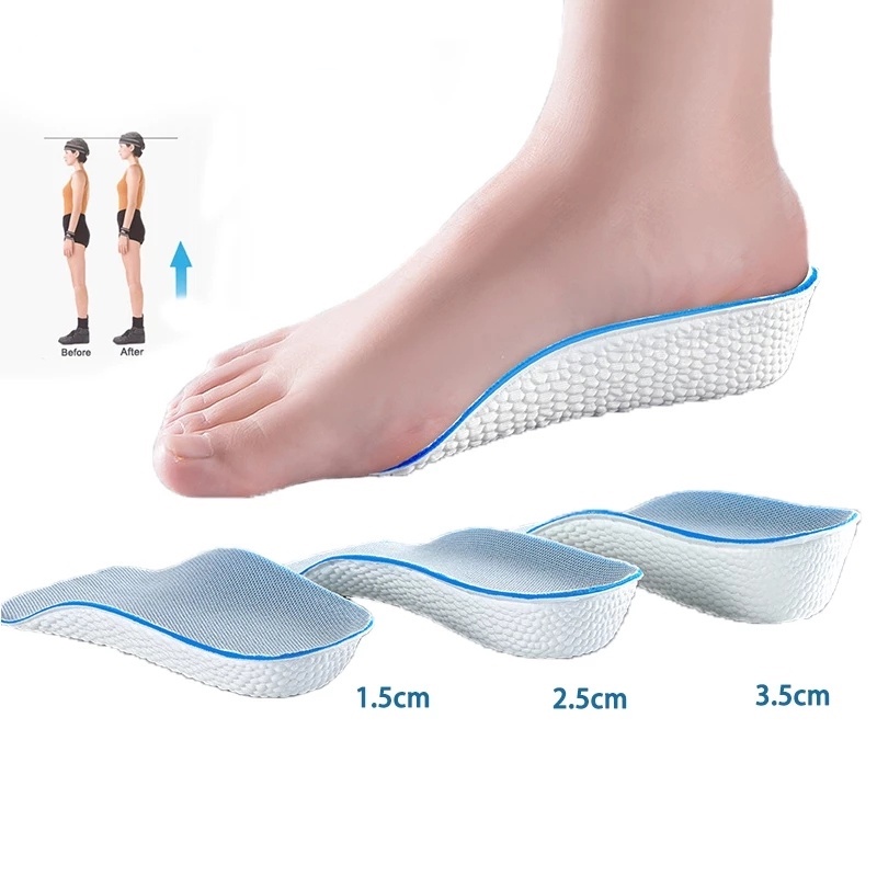 Miếng lót giày cao gót bằng EVA mềm thoáng khí thấm hút mồ hôi khử mùi cho nam và nữ 1.5/2.5/3.5Cm tùy chọn