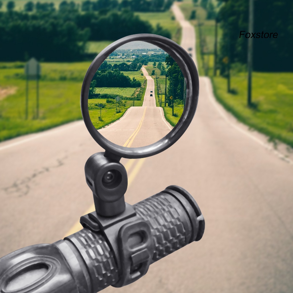 Gương Chiếu Hậu Phản Quang Xoay 360 Độ Gắn Tay Lái Xe Đạp Mtb