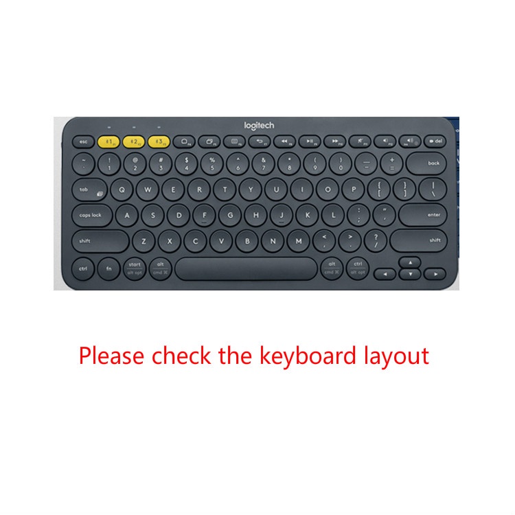 Miếng dán bàn phím bằng chất liệu silicon siêu mỏng bảo vệ cho Logitech K380