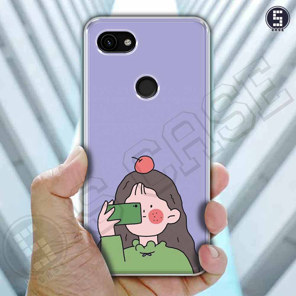 Ốp điện thoại Pixel 3a XL Dẻo Chống Shock Nhiều Mẫu Tuyển Tập 10 A608-CL10