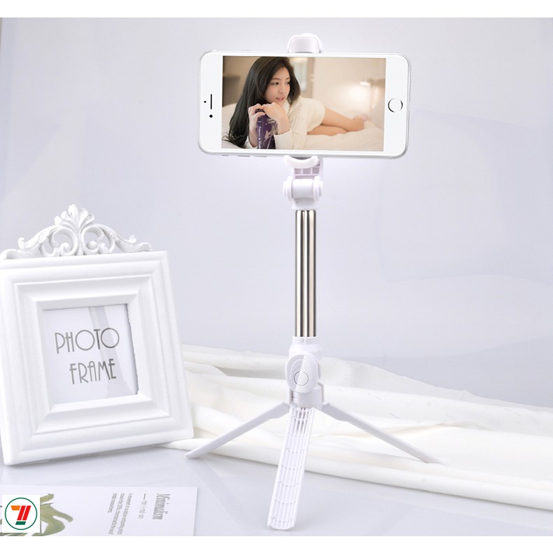 Gậy tự sướng kiêm Tripod 3 chân đa năng nhỏ gọn kèm Remote Bluetooth tiện lợi - XT10 | BigBuy360 - bigbuy360.vn