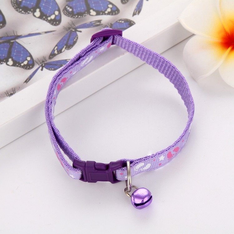 Vòng Cổ + Chuông Dễ Thương Cho Thú Cưng - Bộ 6 CáI