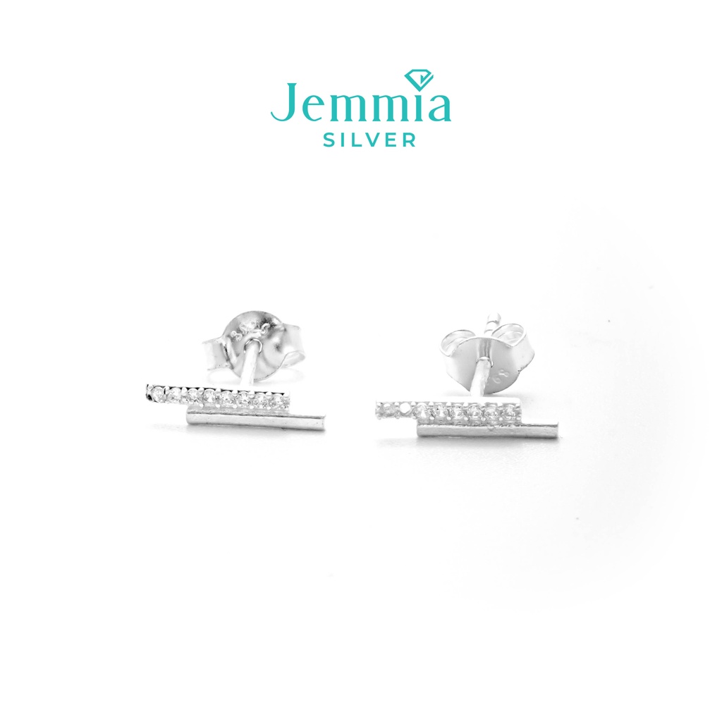 Bông tai bạc nữ Jemmia tia chớp - JM3097