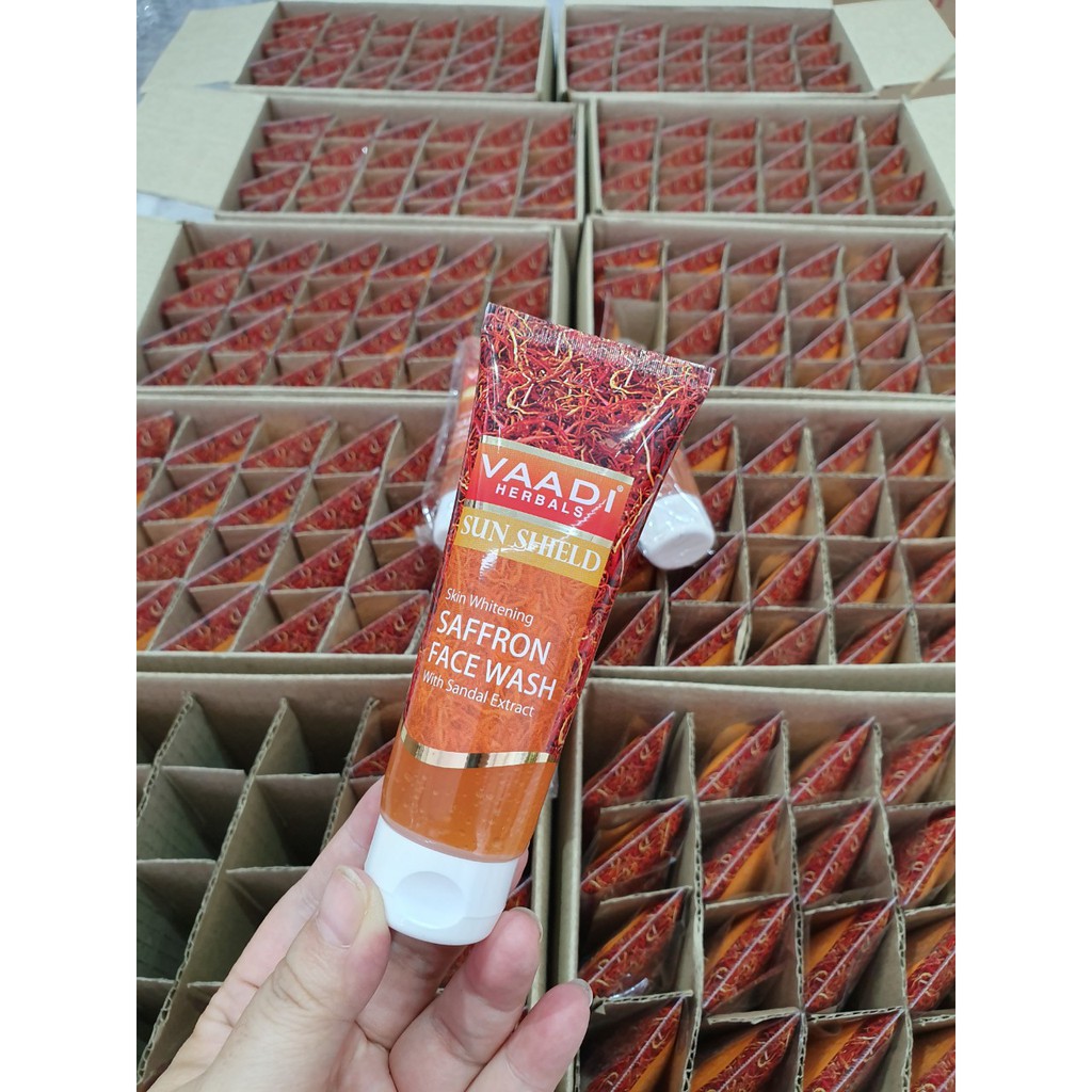 Sữa Rửa Mặt Saffron Face Wash Vaadi - Chiết Xuất Nhụy Hoa Nghệ Tây | BigBuy360 - bigbuy360.vn