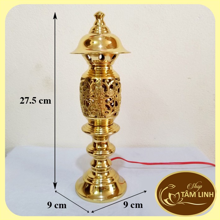 Cap Chân Đèn Điện Bằng Đồng Lộc Thành