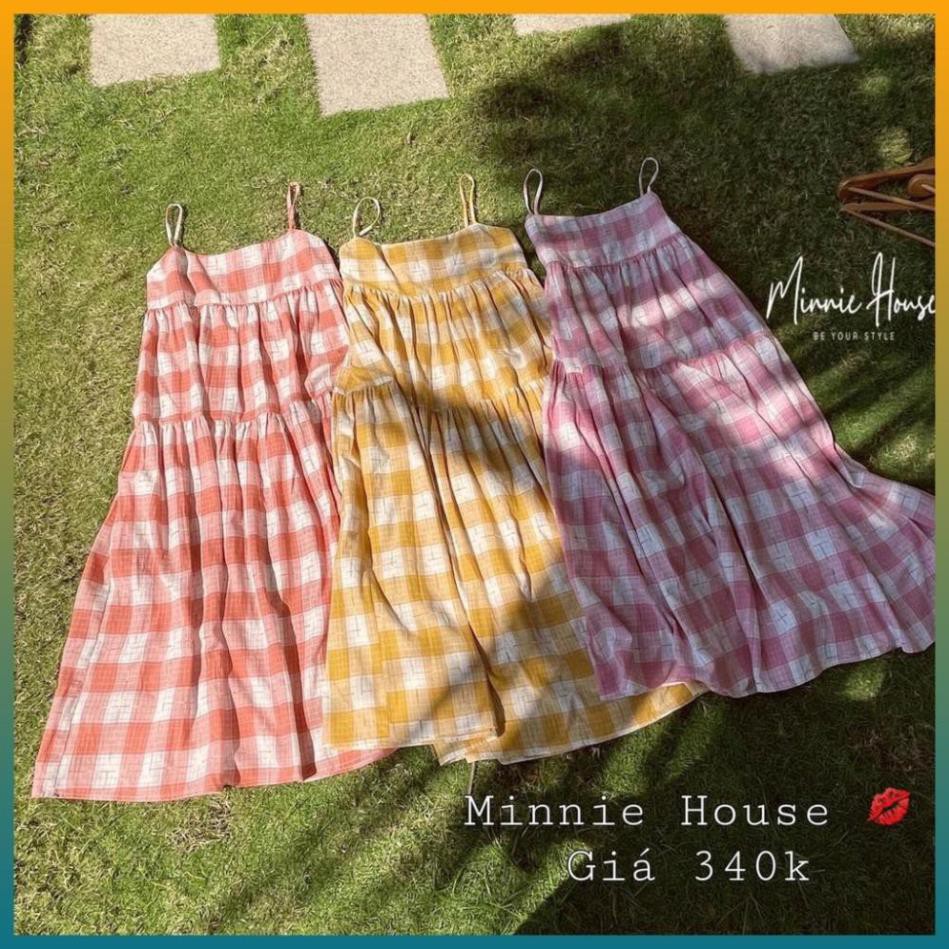 Set Nữ, Set Váy 2 Dây Kẻ Caro Siêu Xinh Siêu Cute Hàng QC Đẹp Loại 1 | BigBuy360 - bigbuy360.vn