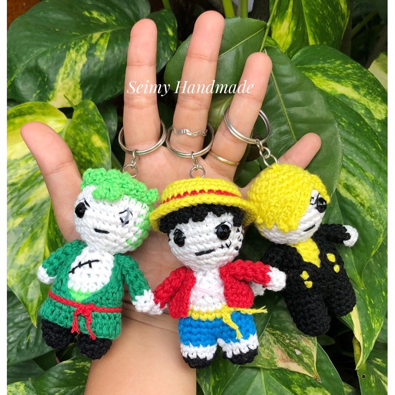 Móc khoá len One Piece