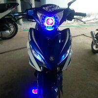 ĐÈN PHA LED BI CẦU CÓ VÒNG THIÊN THẦN