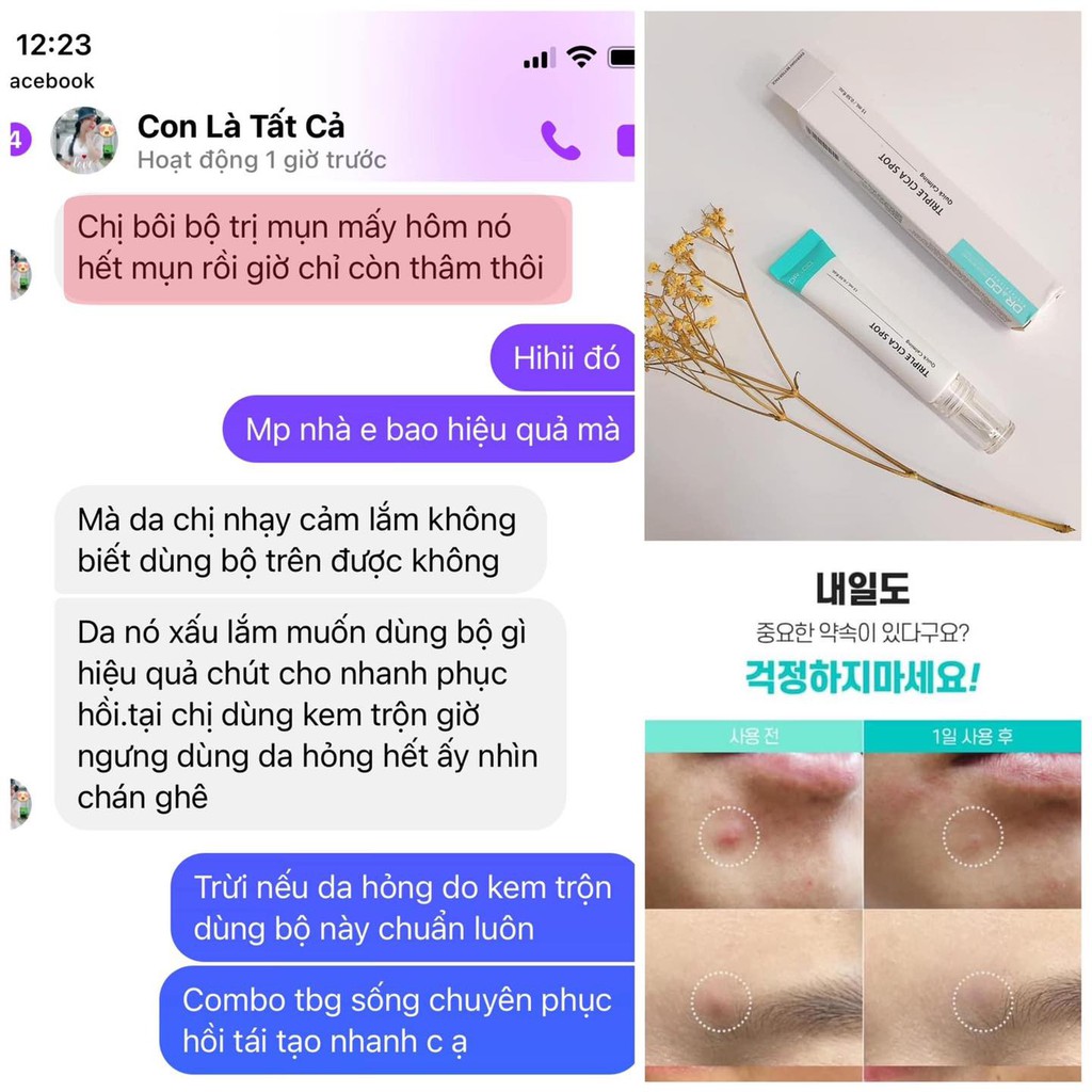 Tinh chất chấm mụn Triple CiCa Spot
