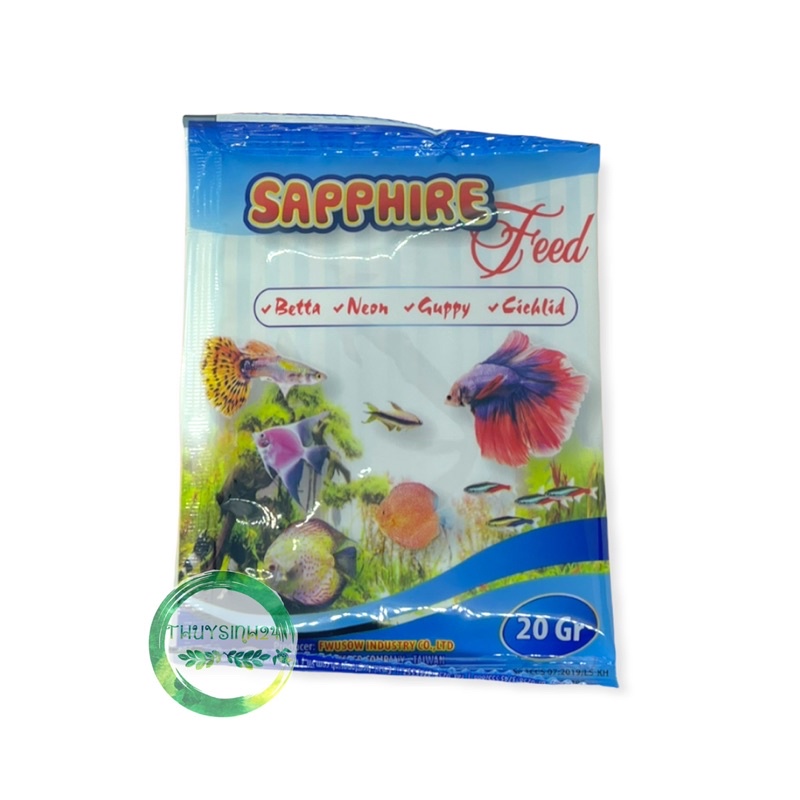 thức ăn cá cảnh SAPPHIRE giàu dinh dưỡng cho cá con