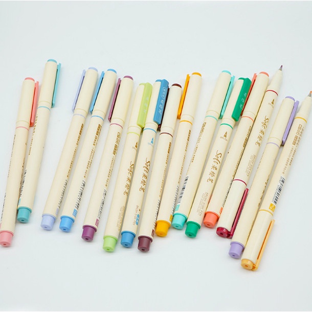 Bút Calligraphy Soft Brush Sign Pen Set 3 và 12 Màu WINZIGE
