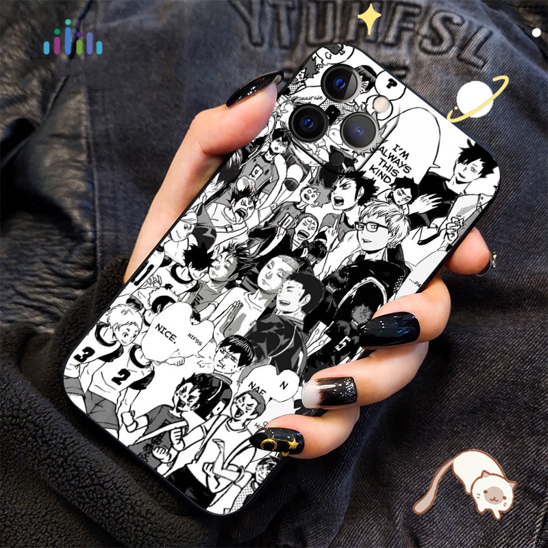 Ốp Điện Thoại Mềm In Hình Anime Haikyuu Cho Xiaomi Redmi S2 9T 9A 9C NFC 9 Prime 10 K40 Pro 10X VX92 Mới