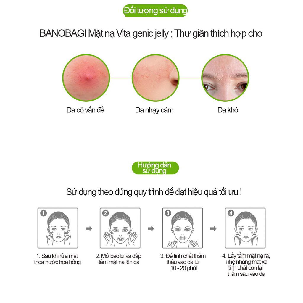Mặt nạ phục hồi da Banobagi Vita Genic Jelly 30ml | Thế Giới Skin Care