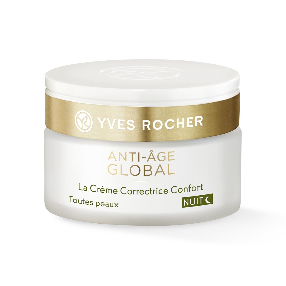 Dưỡng Da Ban Đêm Chống Lão Hóa Dành Cho Mọi Loại Da Yves Rocher The Anti-Aging Comfort Cream All Skintypes - Night 50ml