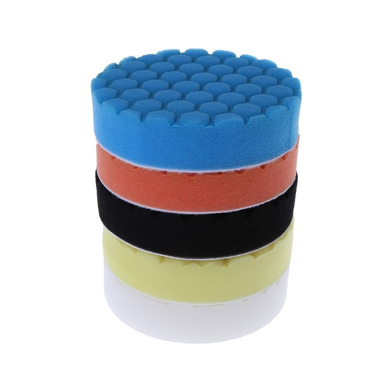 Bộ Dụng Cụ Đánh Bóng Bánh Xe Hơi Kèm 5 / 5 Đầu Nối Tiện Dụng