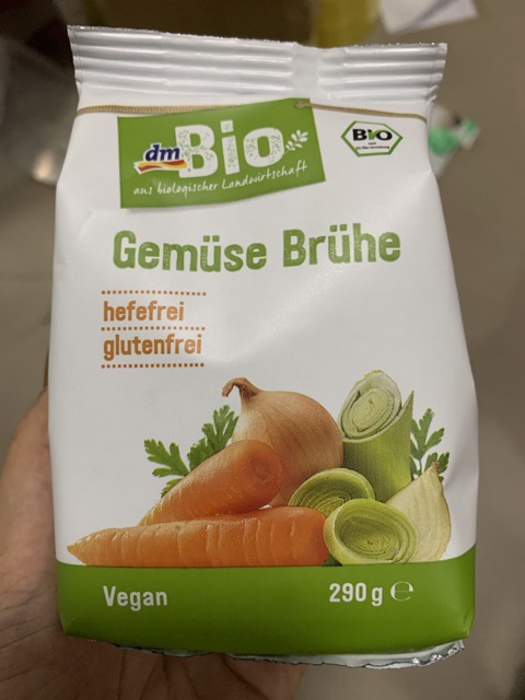 [date 2/2023] Bột nêm rau củ hữu cơ Bio 250g Đức