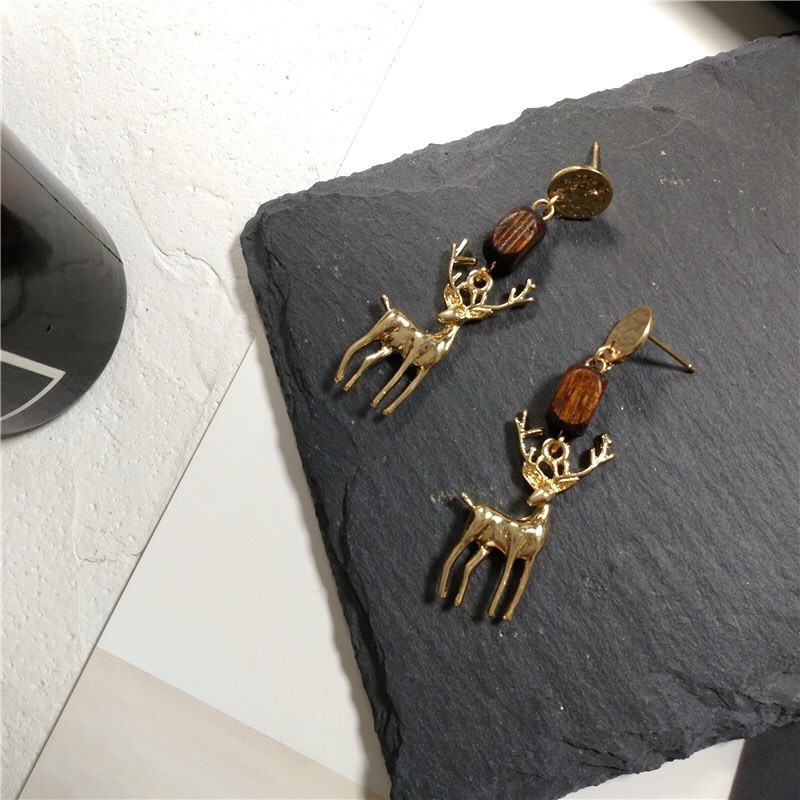 Khuyên tai nữ kiểu hươu K633 Mayconner