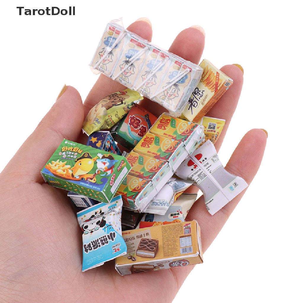 Mô Hình Hộp Bánh Mì / Snack Siêu Thị Tỉ Lệ 1: 12 Trang Trí Nhà Búp Bê