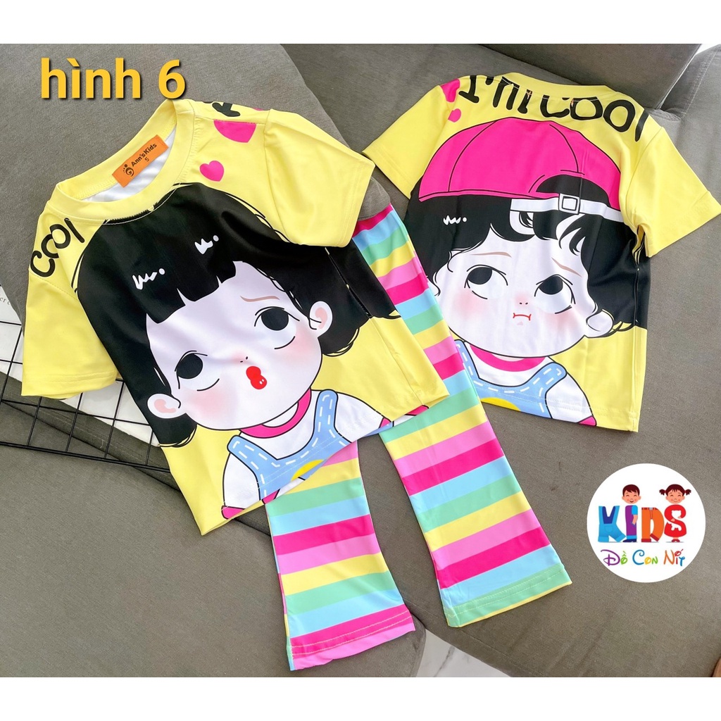 QUẦN ỐNG LOE SIÊU HOT BÉ GÁI - ĐỒ BỘ TRẺ EM