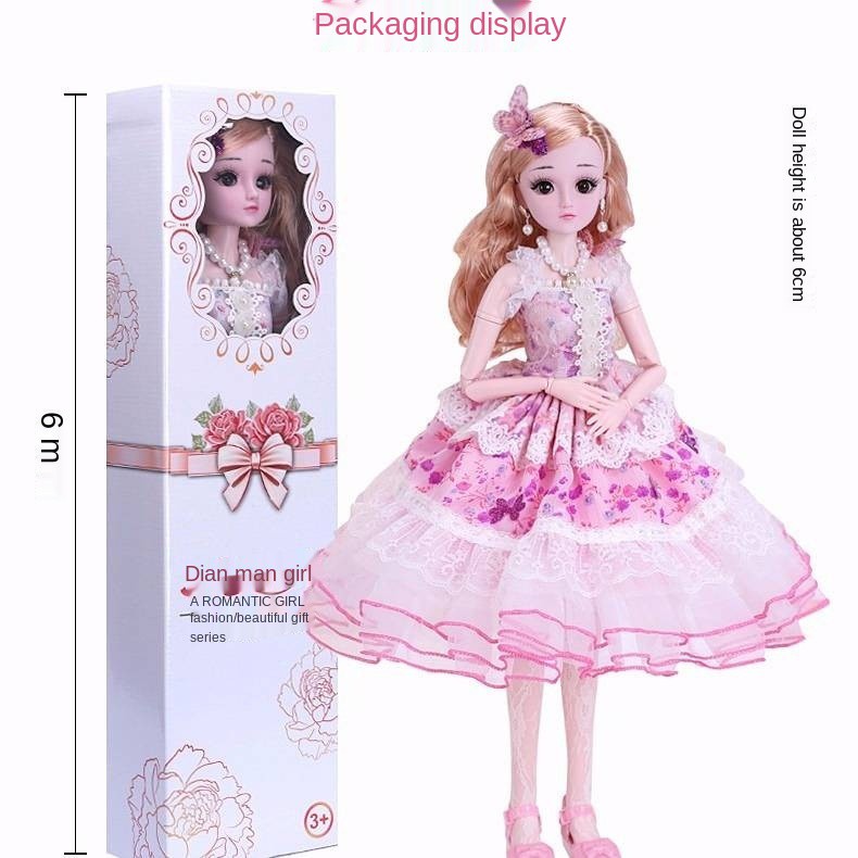 Đồ Chơi Búp Bê Công Chúa Barbie Kích Thước 60cm