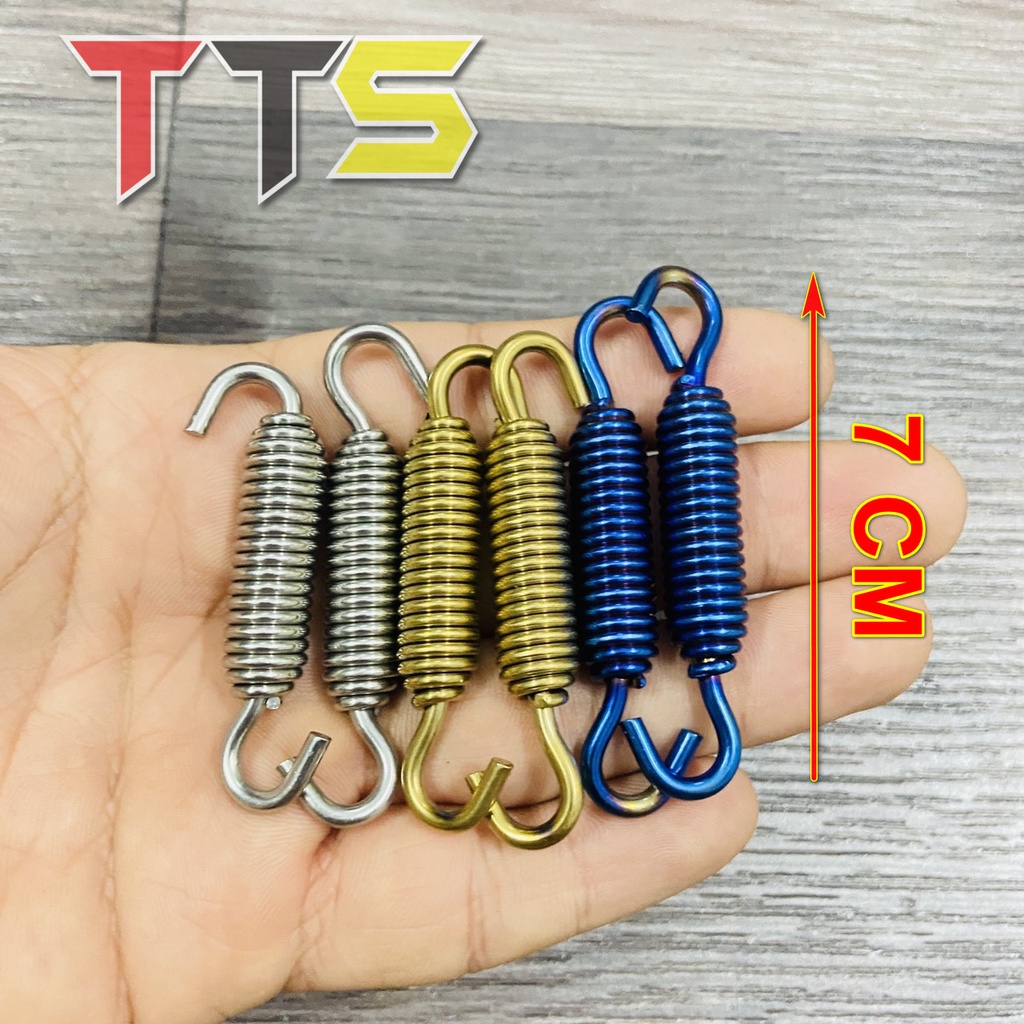 Lò xo nối cổ pô đầu xoay 360 độ sử dụng các dòng pô tăng RL, OVER, YOSHIMURA, TITAN