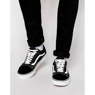 Giày Sneaker Cá Tính Van Màu Đen Nam