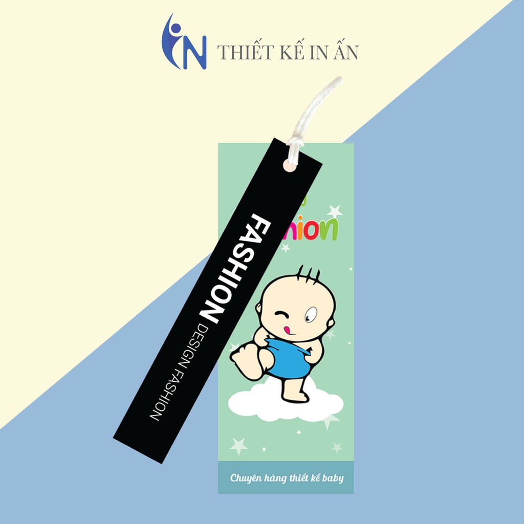 NHÃN MÁC TAG QUẦN ÁO - Set 100 bộ