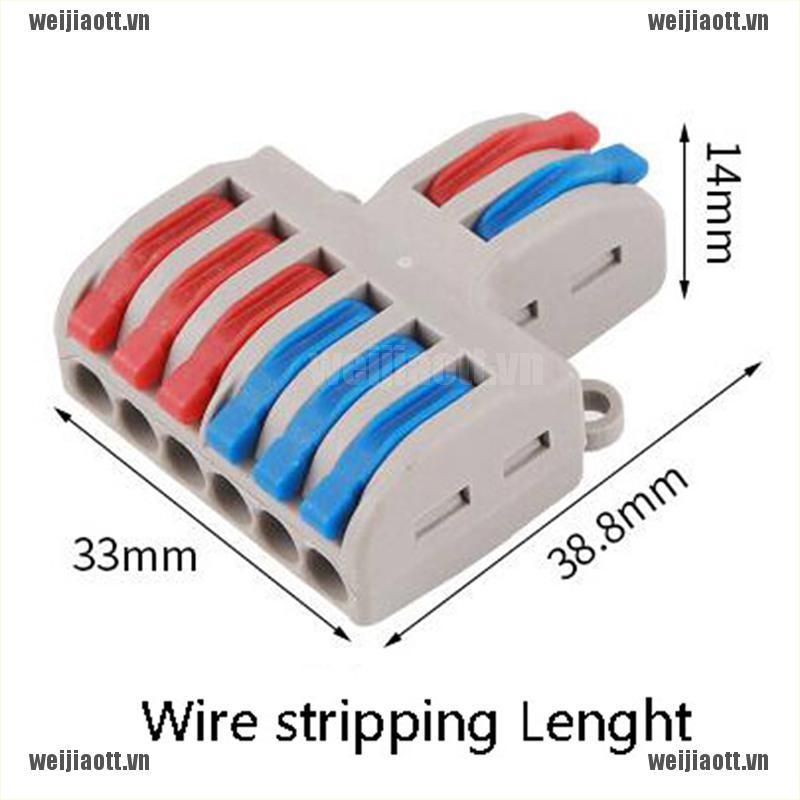 Đầu Nối Dây Điện Nhanh Wejt Pct-222 Spl-62