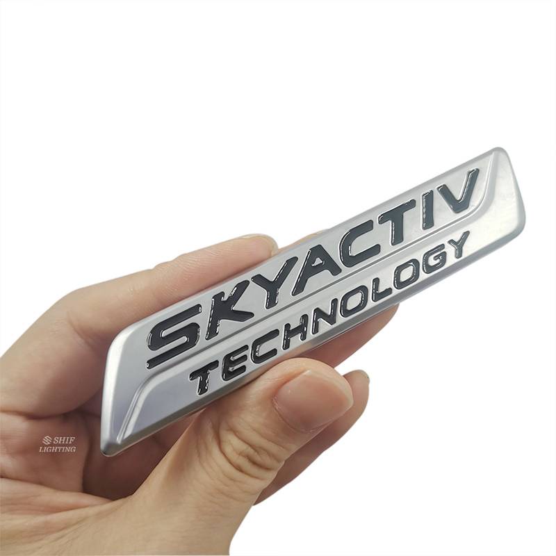 1 Miếng Dán Logo Công Nghệ Skyactiv Trang Trí Xe Hơi MAZDA Bằng ABS