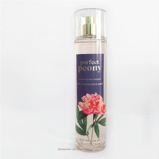 Xịt thơm toàn thân bath and body works 236ml - perfect peony 🌺 - bodymist