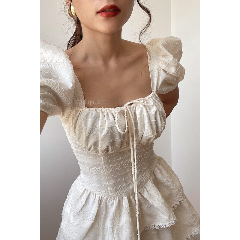 đầm xoè 3 tầng tay phồng carina dress - darling.ism | BigBuy360 - bigbuy360.vn