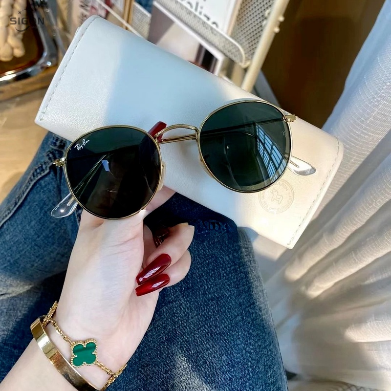 Kính mát gọng tròn nhỏ phong cách Harajuku thời trang trẻ trung