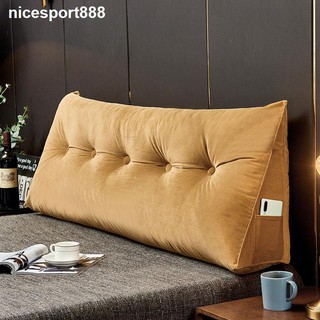 ◎◕✟Gối Tựa Lưng Hình Tam Giác Mềm Mại Cỡ Lớn Để Giường Ngủ