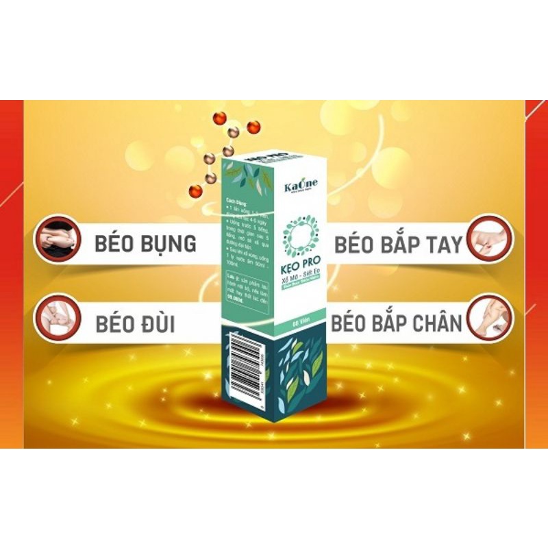 Kẹo Siết Eo Giảm Mỡ Thừa Pro - Kaone chính hãng