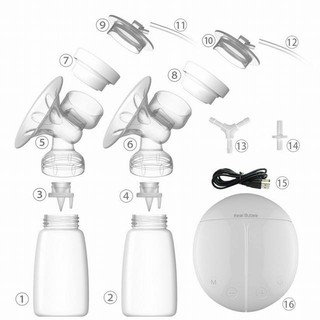 máy hút sữa điện đôi real bubee