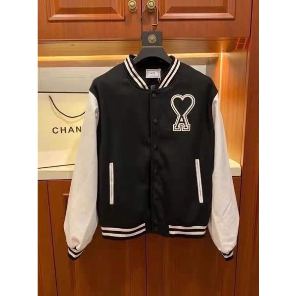 Áo bomber phối tay tim A H2A855