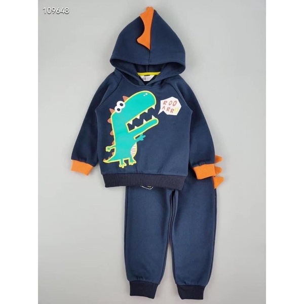 Bộ nỉ HM khủng long cho bé