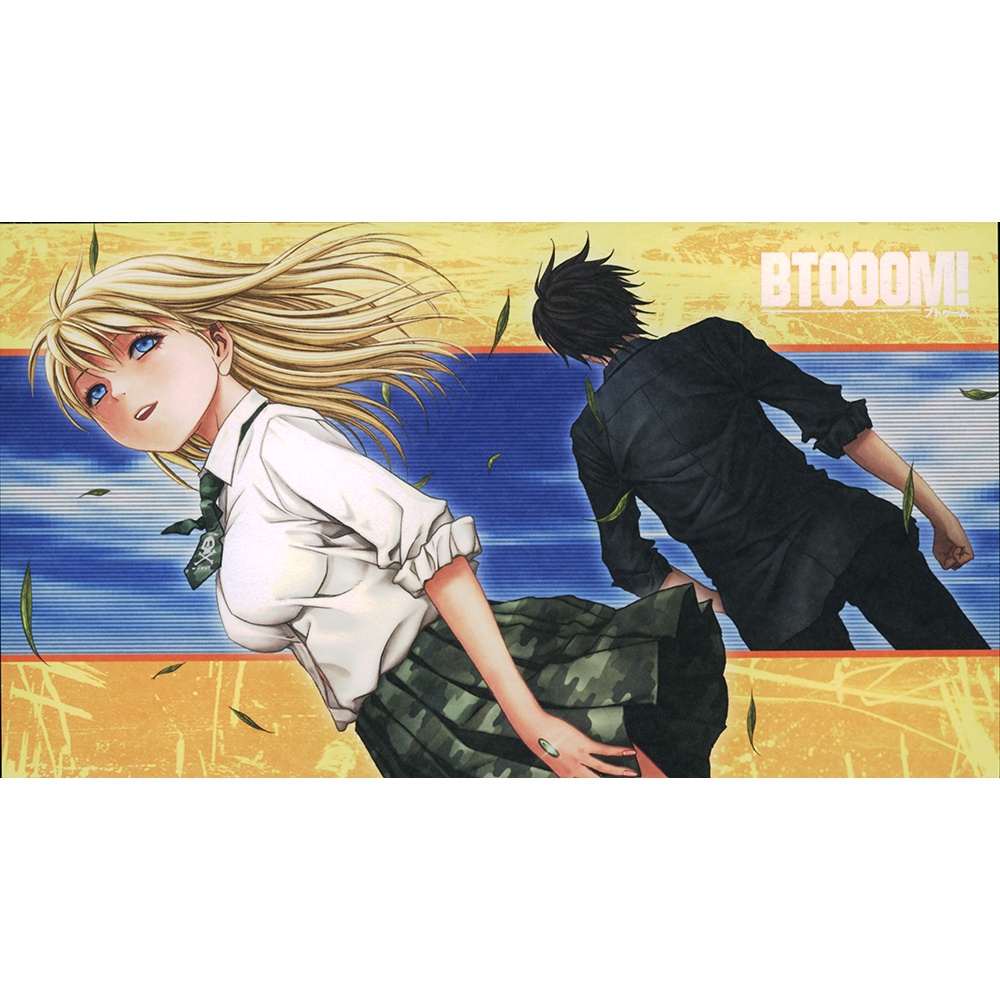 Poster A4 dán tường Anime, decal 21x30 trang trí có keo Btooom! Wallpapers (1), nhận in theo yêu cầu
