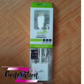 Cáp chuyển hdmi ra vga kèm audio m-pard md 002