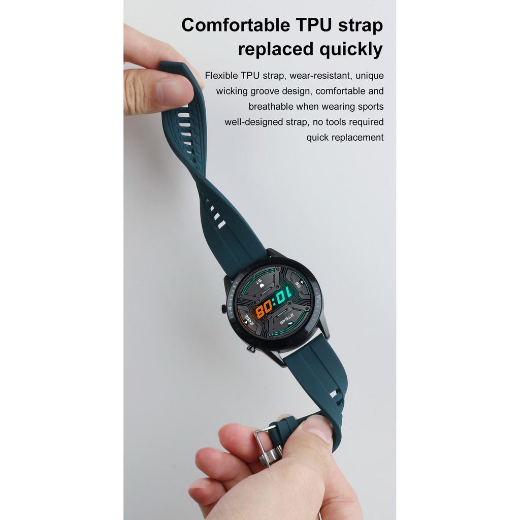 CRRJU Smart Watch I9 Men Full Touch Screen Sport Waterproof Bluetooth Connection For Android ios