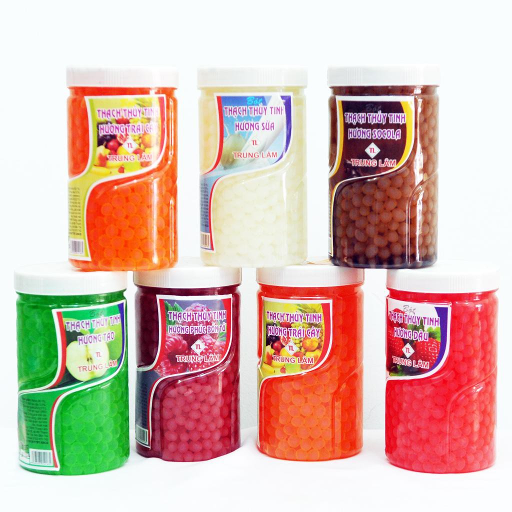 Thạch thủy tinh (hạt thủy tinh, thạch nổ) Trung lâm Hộp 1kg