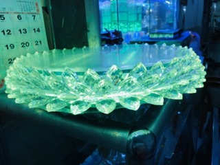 Đài Sen Pha Lê tròn LED đổi màu Φ30