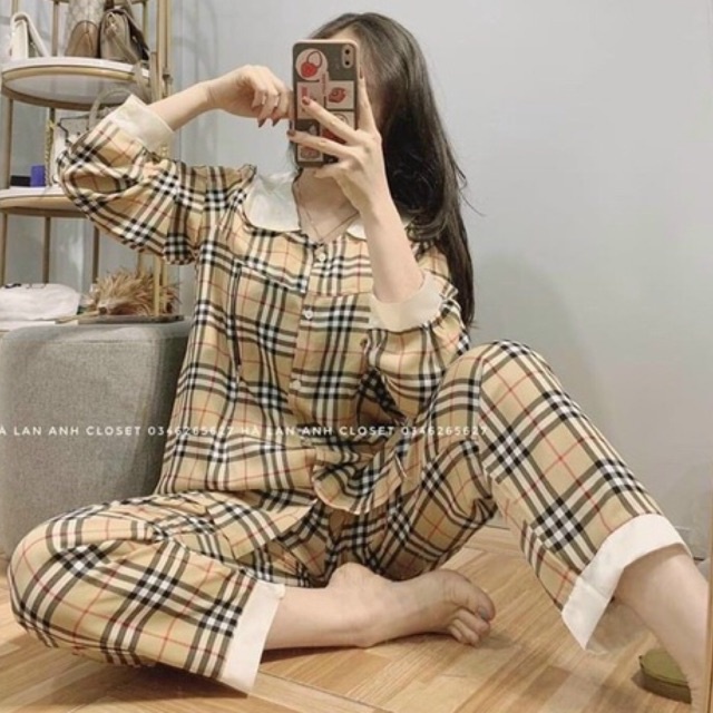 Bộ bầu và sau sinh cho con bú mát lịm freesize 38->69kg, chất lụa mago, cho bà bầu mặc nhà