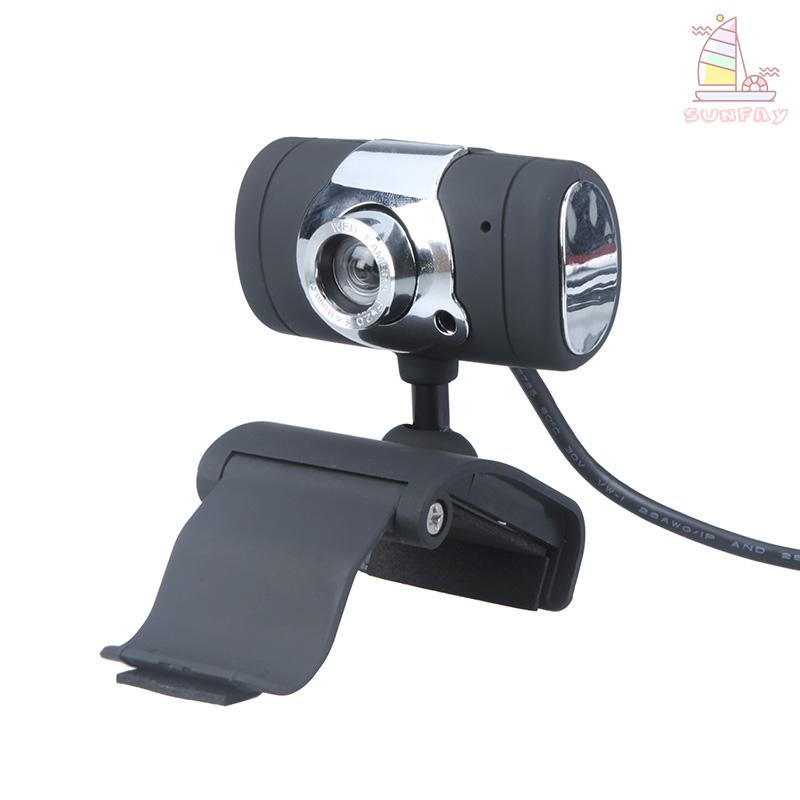 Webcam Usb 2.0 0.3 Million Pixels Hd Tích Hợp Micro Cho Máy Tính / Laptop Đen | BigBuy360 - bigbuy360.vn