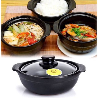 Nồi Đất Nắp kính 7"