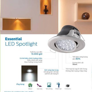 Đèn led downlight Philips Essential 47040